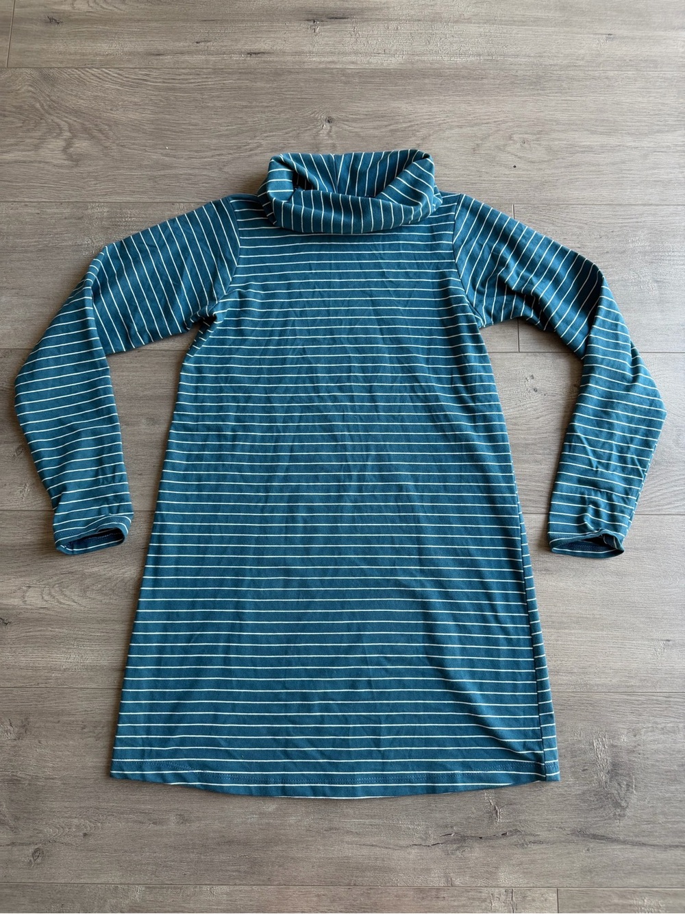 J. Bailey striped cowl neck long sleeve dress - size 12